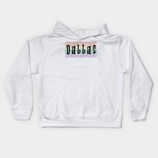 LGBTQ PATTERN AMERICA DALLAS Kids Hoodie